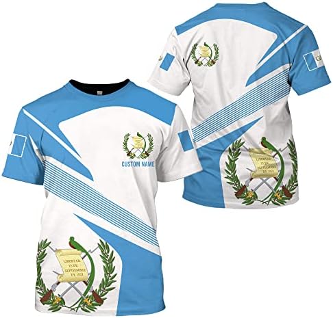 Camisa personalizada da Guatemala - Jersey da Guatemala - T -shirt da Guatemalan Pride