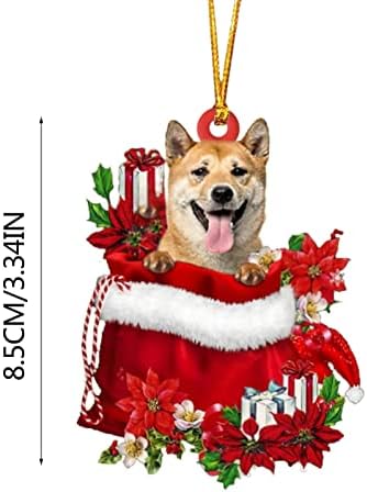 2022 Novo personagem de cão de cachorro de desenho animado antes do pingente de natal pingente de natal pingente de natal decoração pingente de natal decoração de decoração de Natal e guirlandas