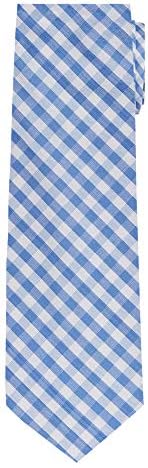 Jacob Alexander Men's Gingham Pattern Pattern Neck Tie