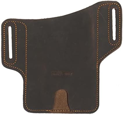 CLISPEED FANNY PACK bolso carteira coldre de bolso de hombre de cuero Phone original carteira de bolsa celular transportando bolsa de bolsa celular cinto de couro celular bolsa de cintura café café