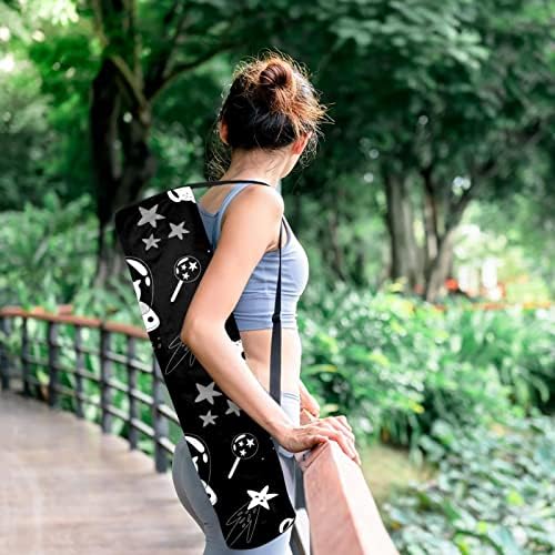 Laiyuhua Yoga Mat Bag, Bolsa de ginástica de ioga com zíperes duplos para mulheres e homens - zíperes