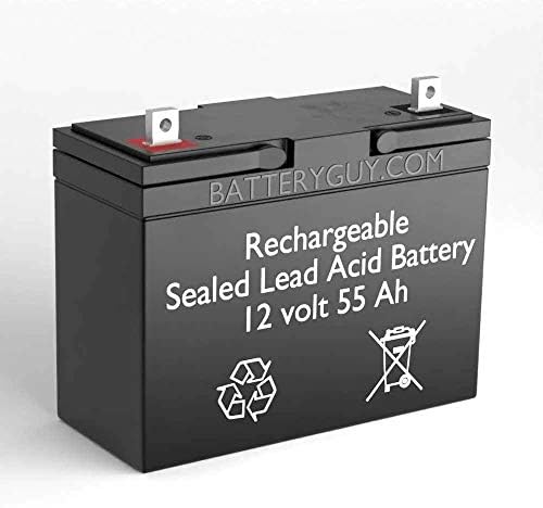 BatteryGuy Pulse 6 Substituição 12V 55AH BATERIAS SLA Equivalente - qty de 2