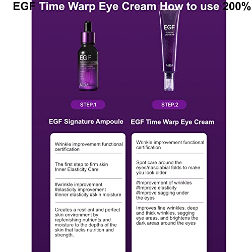 MIBA EGF Signature Time Warp Eye Cream 30ml / 1,01 fl.oz com todas as condições de um bom creme