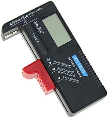 BT-168D Testador de bateria digital Volt Verificador 9V 1.5V Button Cell Recarregável AAA AA C D Teste de bateria universal Stevlogs
