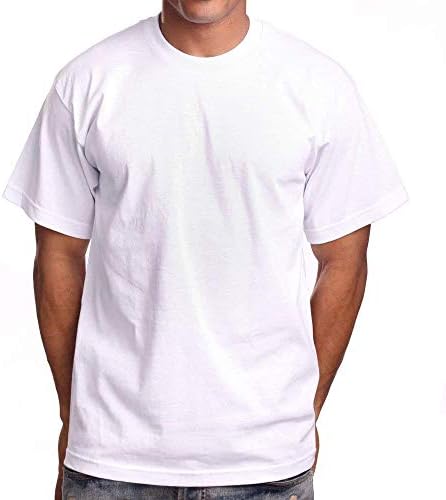 Camiseta pro 5 super pesada de manga curta, branca