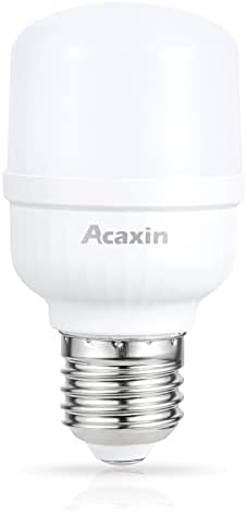 Lâmpada de Acaxina E26 LED, 6W 60 watts LED equivalente LED, 5000k Luz do dia Alto brilho, 620 lúmen, base padrão