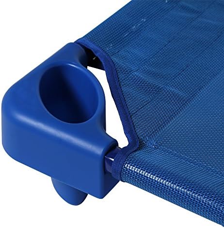 Sprogs Crianças pesadas de 40 L de cretas de crecas empilháveis ​​para crianças em idade pré-escolar, descanso e naptime, SPG-0232-5-12PK, azul