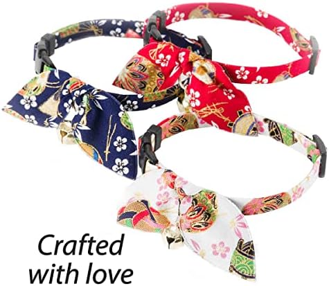 Necoichi Kimono Ribbon Cat Collar