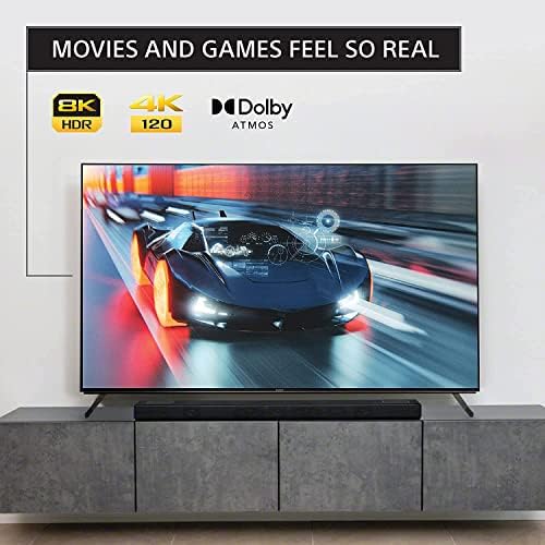 Sony 85 polegadas 4K Ultra HD TV x85K Série: LED Smart Google TV, KD85X85K- 2022 Modelo com HT-A5000