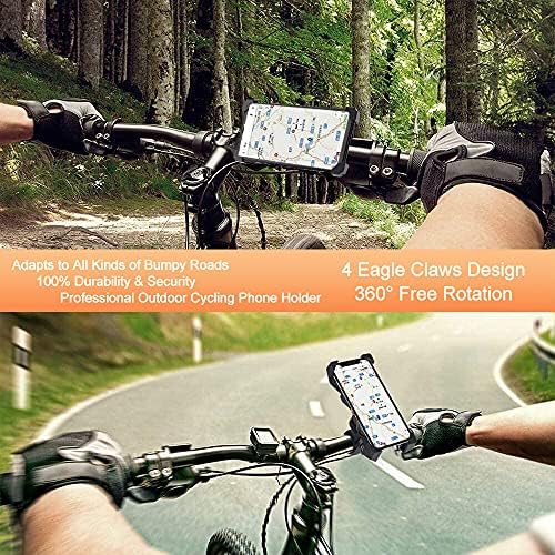Eccris Bicycle Phone Mount for Samsung Galaxy S23 Ultra, S23 Plus, S23, F04 A14 M04 A04E A04S Z FOLD4, Z FLIP4, A23 A04, XCOVER6 PRO, S22 ULTRA, S22 Plus, S22 All Phone