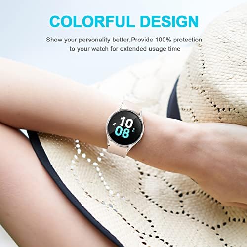Folome- [2pack] TPU Soft Watch Case Compatível com Samsung Watch 5 40mm & Galaxy Watch 4 40mm com
