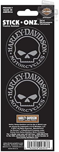 Decalques de crânio da Harley-Davidson Willie G.