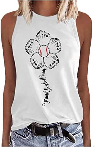Camisetas gráficas de beisebol fofas femininas