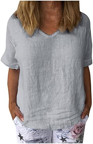 Yubnlvae sem mangas respirável solto em blusas casuais da moda para mulheres quadradas de pescoço