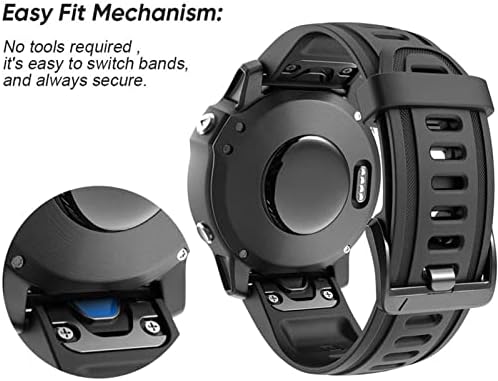 Bdnjn para Garmin Fenix ​​7S 6S 5S WatchBand 20mm Pulseira para fenix 6s Pro 5s Plus Silicone Rick Replacement Wrist Telas