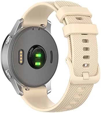 Buday 20 22mm Redunda rápida Silicone Band Band Strap for Garmin Forerunner 745 Smart Watch Watch Strap Strap